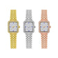 Stylish Diamond Women Alloy Watch Available - Gold