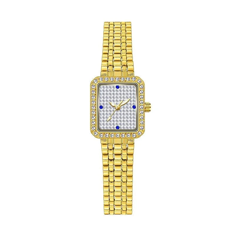 Stylish Diamond Women Alloy Watch Available - Rose Gold