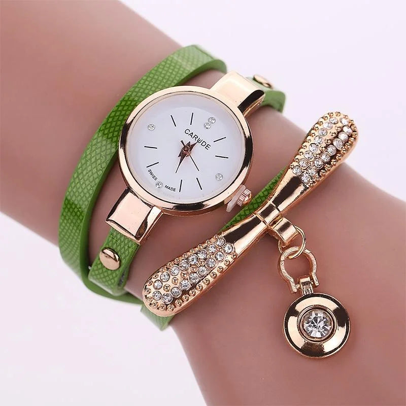 Stylish Leather Band Watch for Women - Casual Design