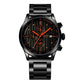 Stylish Multifunctional Men Quartz Watch with Steel Strap