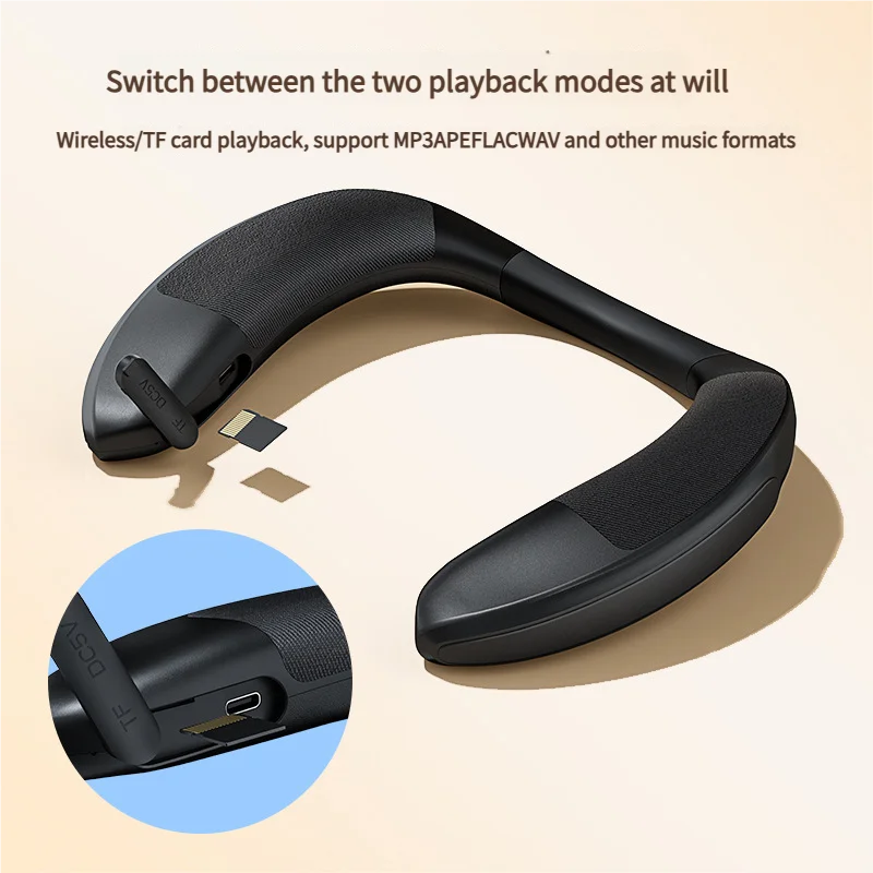 Stylish Neckband Wireless Bluetooth Speaker - Unleash