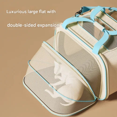 Stylish Portable Pet Backpack - Spacious Pet Carrier