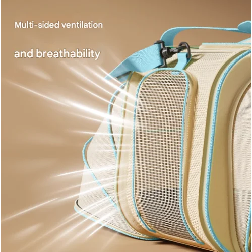 Stylish Portable Pet Backpack - Spacious Pet Carrier