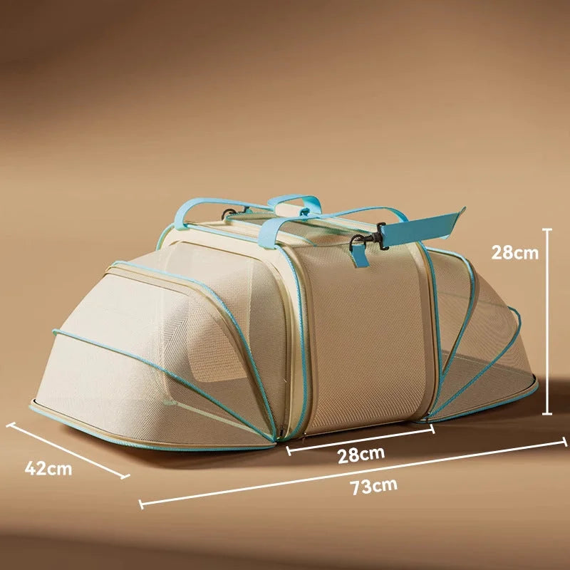 Stylish Portable Pet Backpack - Spacious Pet Carrier