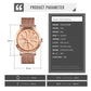 Stylish Skeleton Dial Waterproof Men Watch with Mesh Strap