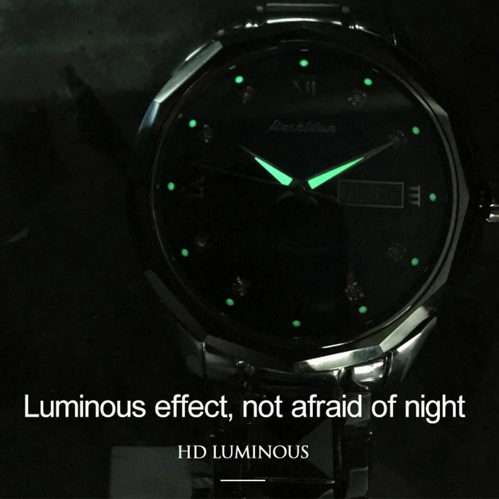 Stylish Waterproof Luminous Women Automatic Watch - 8813