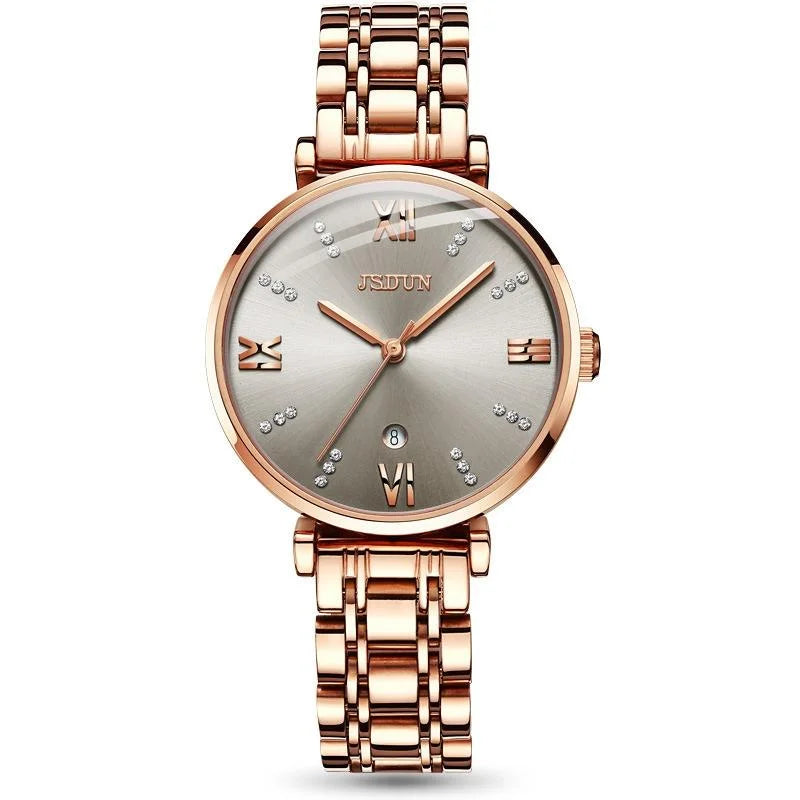 Stylish Waterproof Quartz Watch for Women - Ultra-thin