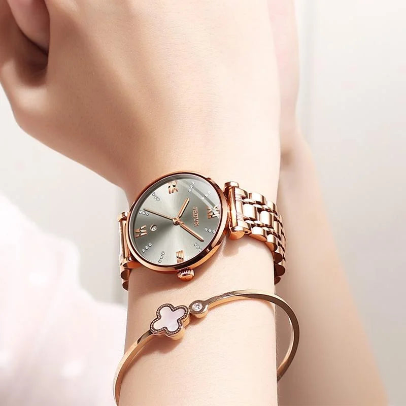 Stylish Waterproof Quartz Watch for Women - Ultra-thin
