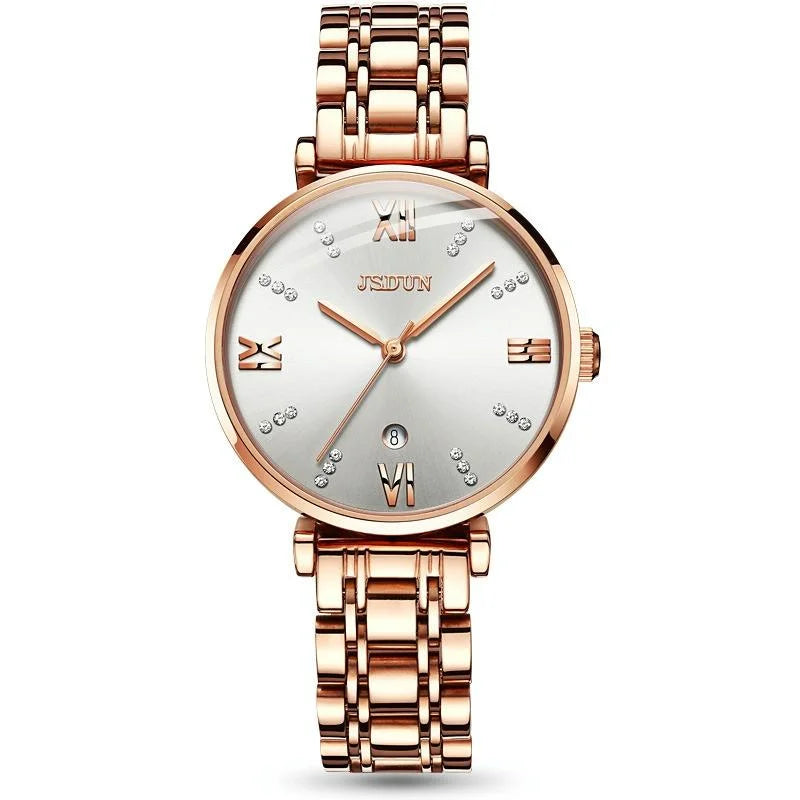 Stylish Waterproof Quartz Watch for Women - Ultra-thin