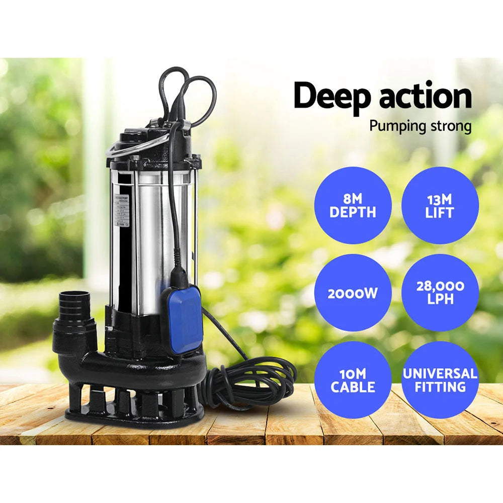Submersible Dirty Water Pump 2.7HP - Pumps