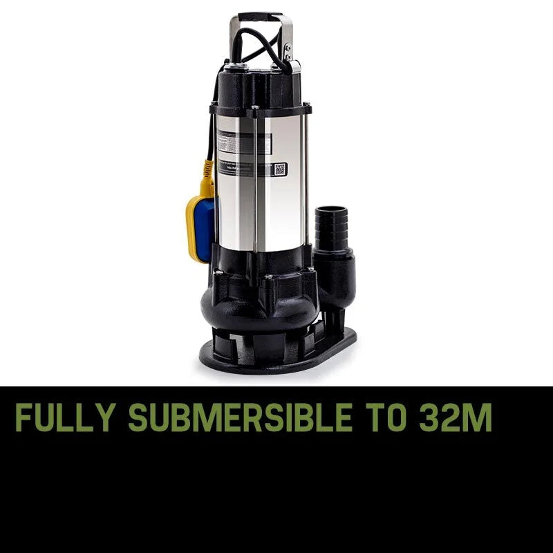 Submersible Dirty Water Pump 2250W Sewage Bore Septic Tank