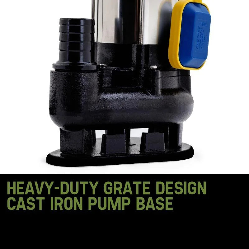 Submersible Dirty Water Pump 2250W Sewage Bore Septic Tank