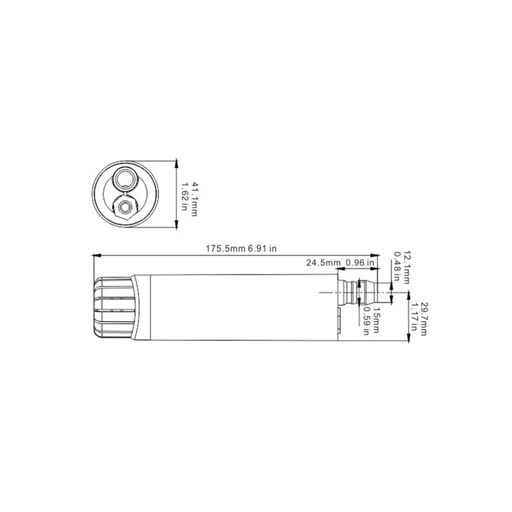 Submersible Pump 12V 280G/H Boat Caravan Inline Water Pump
