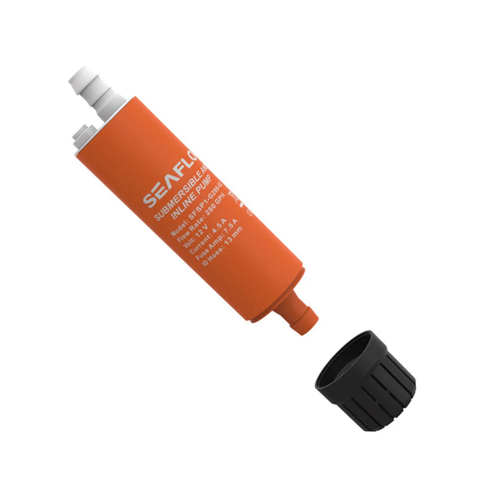 Submersible Pump 12V 280G/H Boat Caravan Inline Water Pump