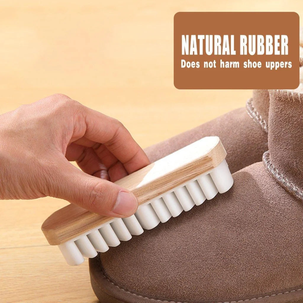 Suede Shoe Brush Rubber Eraser Cleaner for Soft Wool