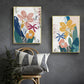 Summer Smile Wall Art Canvas 40cmx60cm 2 Sets Gold Frame