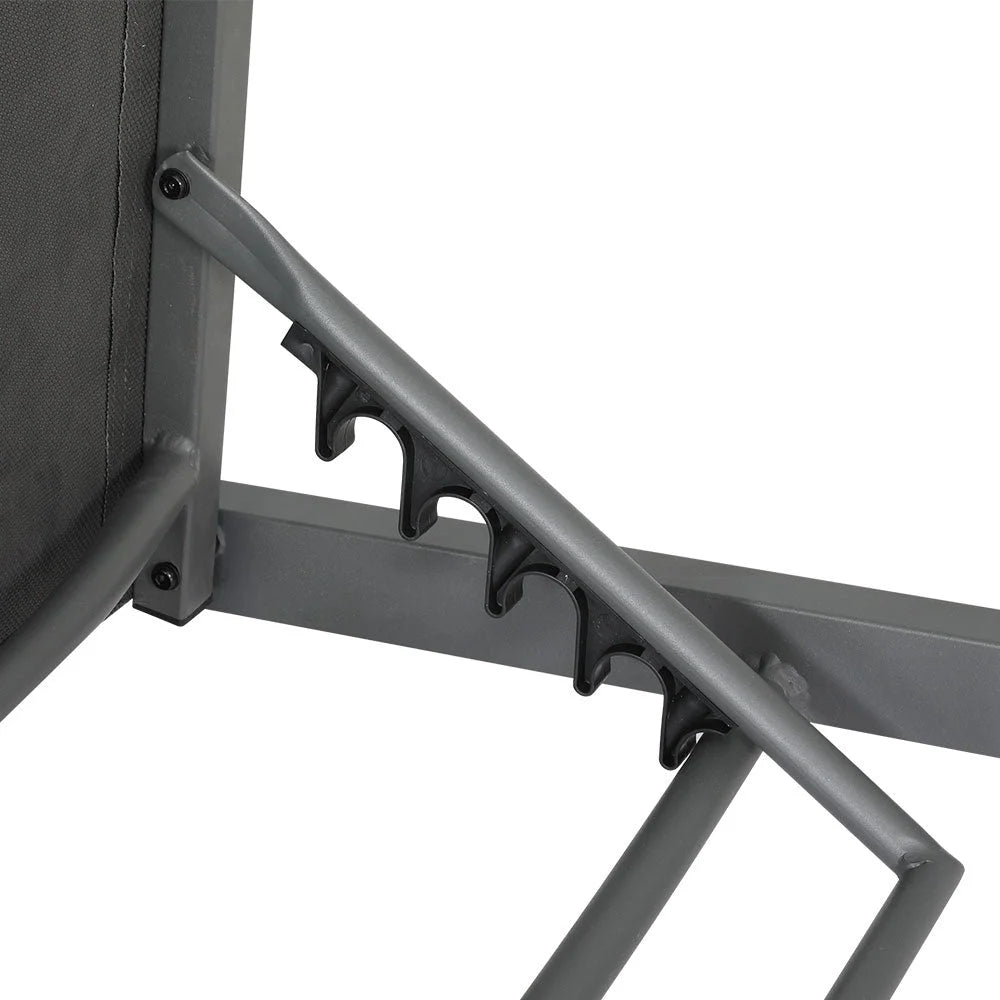 Sun Lounge Outdoor Lounger Aluminium Folding Beach Chair