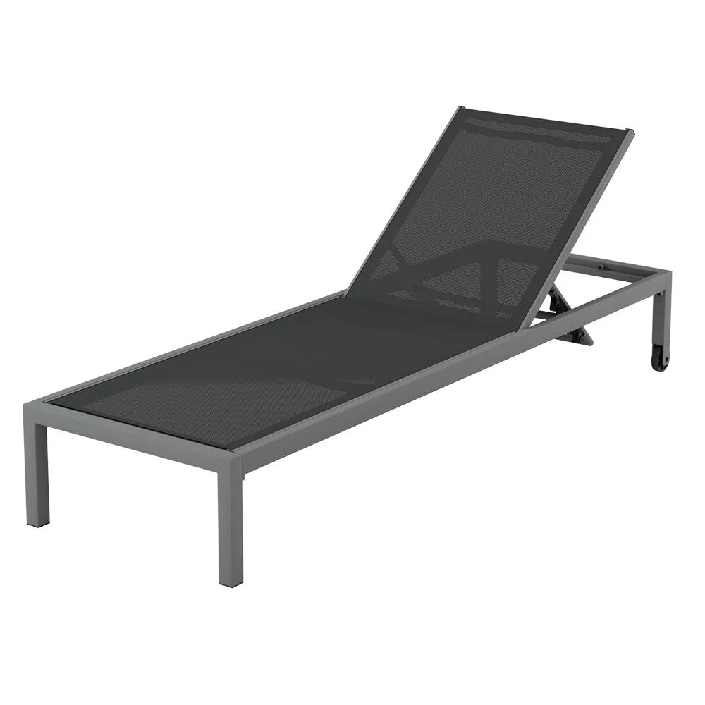Sun Lounge Outdoor Lounger Aluminium Folding Beach Chair