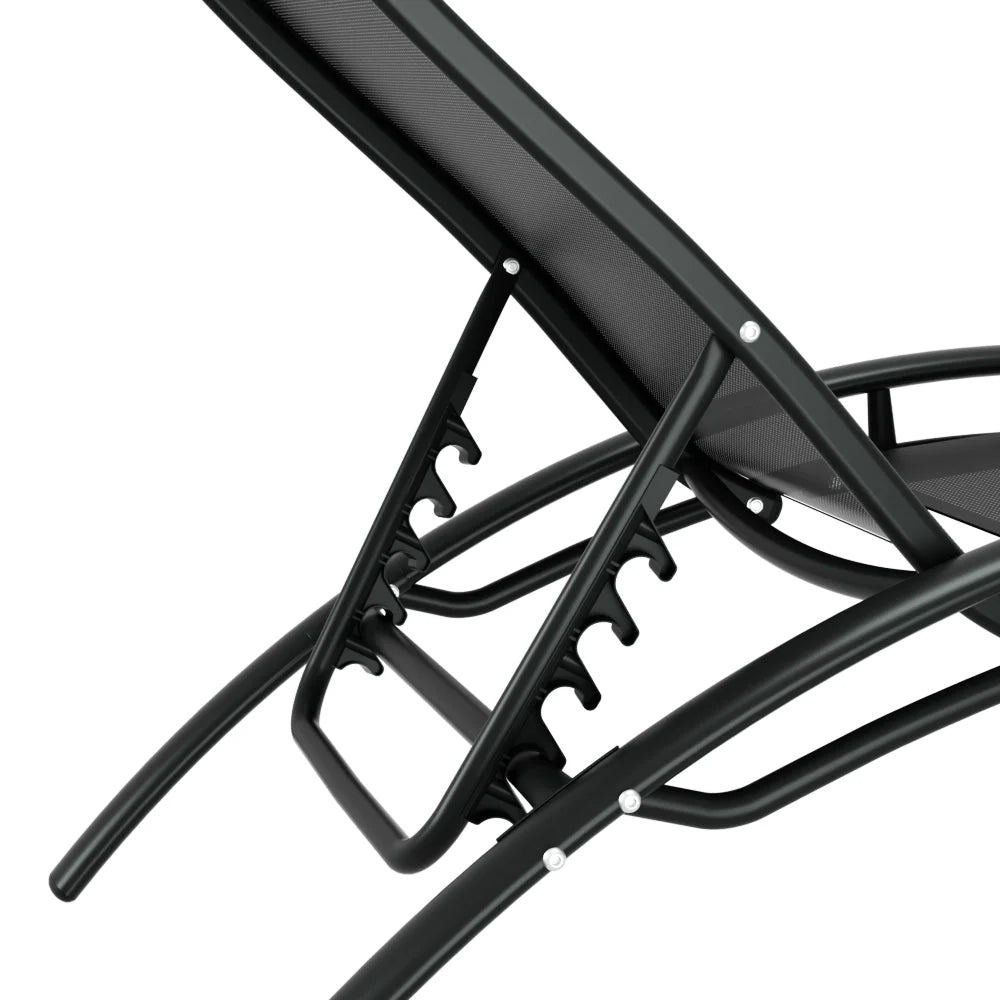 Chair with sun lounger chaise lounge