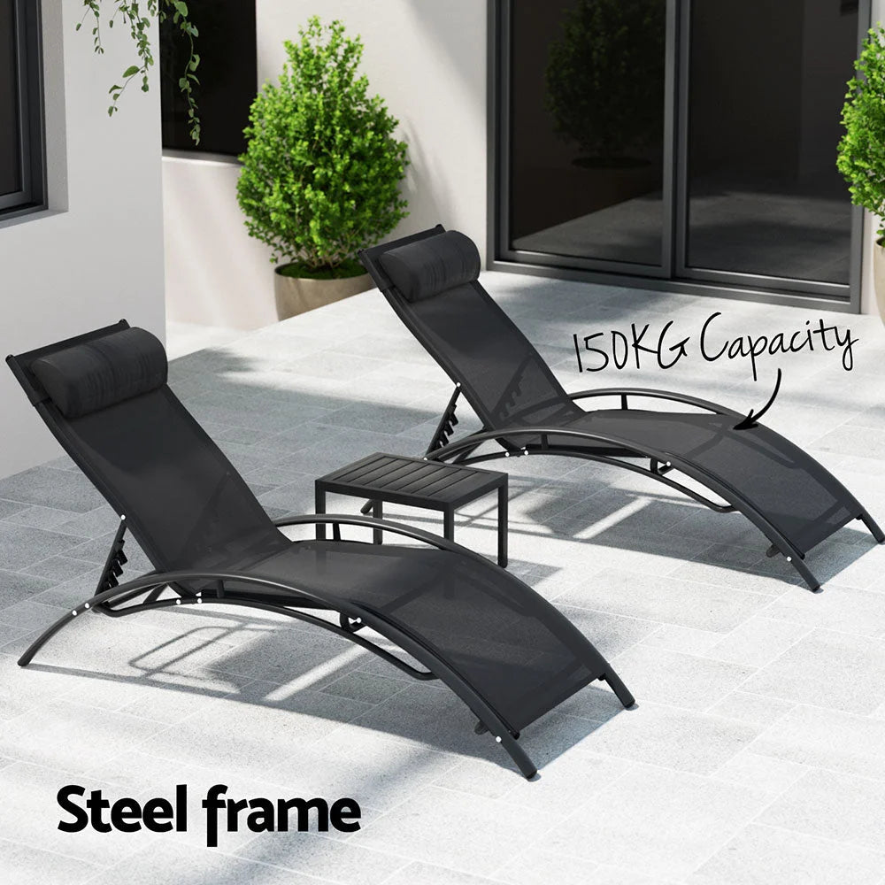 Sun lounge outdoor lounger chair