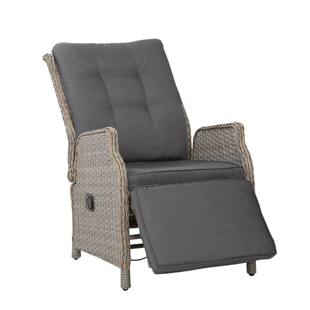 Sun lounge Setting Recliner Chair Outdoor Furniture Patio