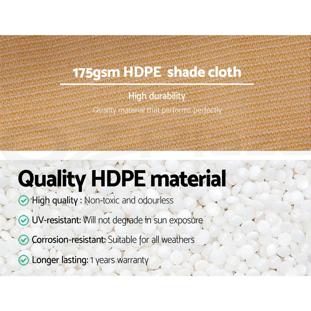 Sun Shade Cloth 70% UV Shade Sail Roll Mesh Outdoor