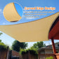 Sun Shade Sail Rectangle 3m x 5m for Patios Outdoor Canopy
