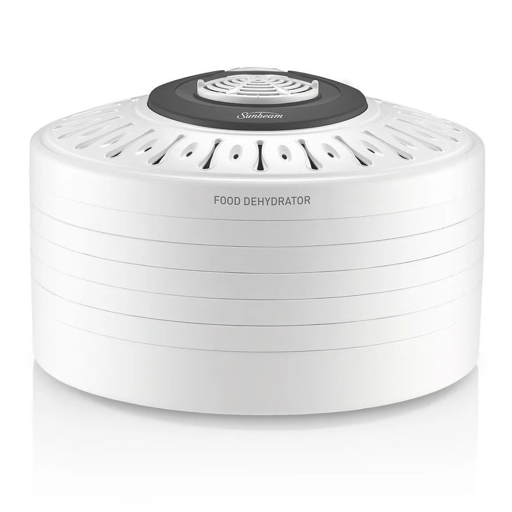Sunbeam DT5600 Food Dehydrator 5 Stackable Drying Racks with Fruit Rol ...