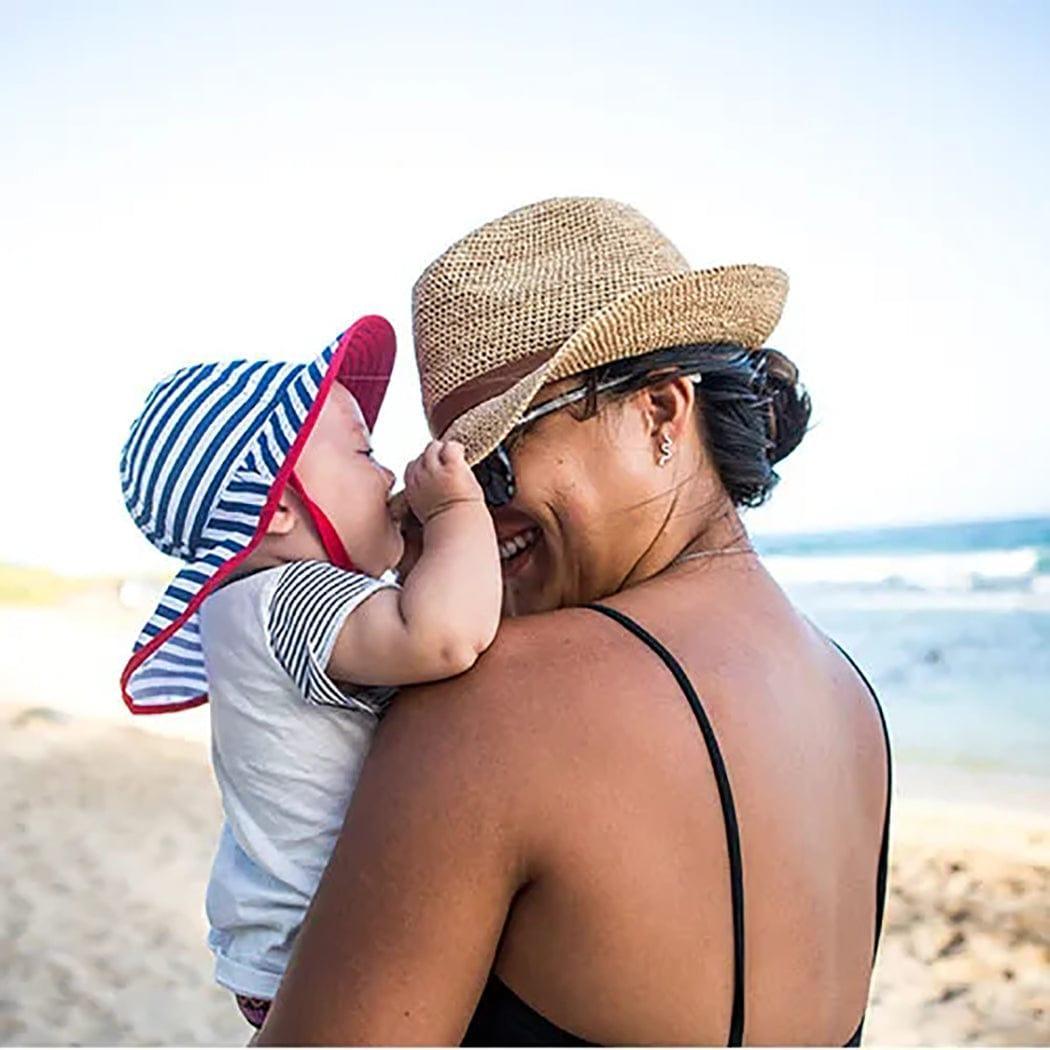 Sunday Afternoon Infant Sun Sprout Hat UPF50+ | Electric Blue Baby (6-12mth)
