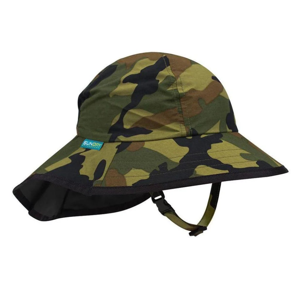 Sunday Afternoon Kids Play Hat UPF50+ | Green Camo-1973194236421607424