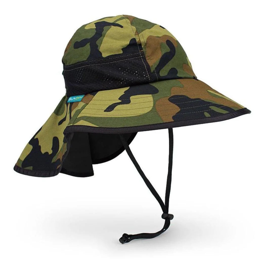 Sunday Afternoon Kids Play Hat UPF50+ | Green Camo-1973194236421607427
