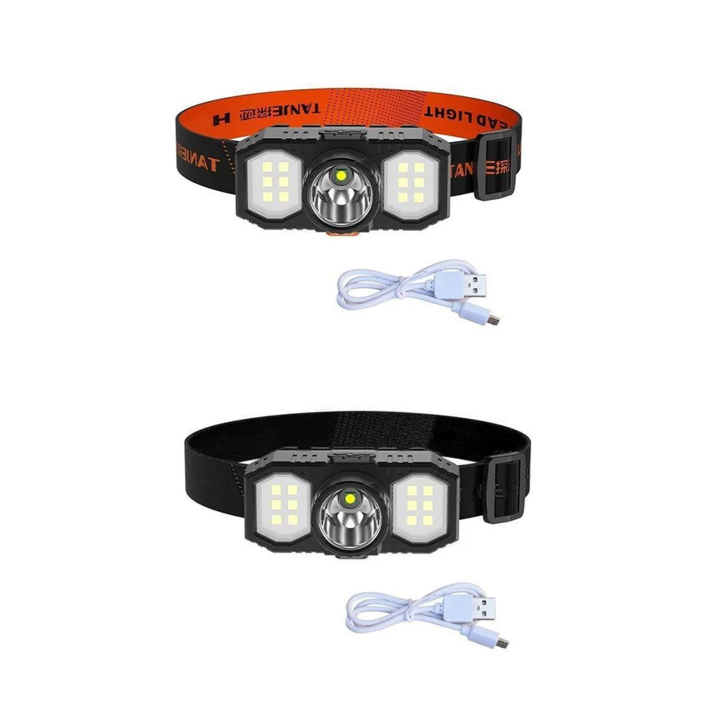Super Bright Outdoor Head Headlight LED USB Rechargeable