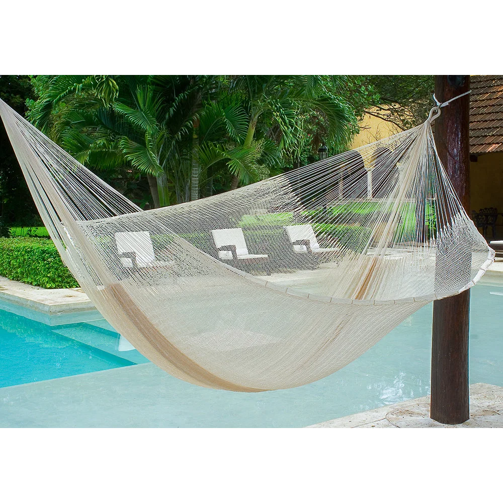 Super Nylon Hammock Queen Cream - Hammocks