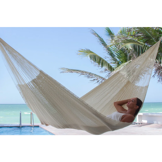 Super Nylon Hammock Queen Cream - Hammocks