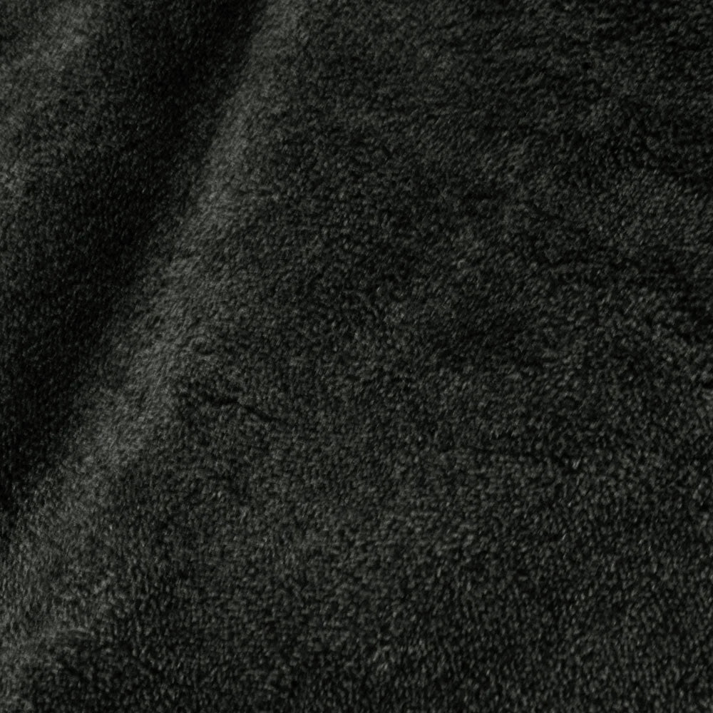 Super Soft Coral Fleece Blanket Single Grey - Hotel Living