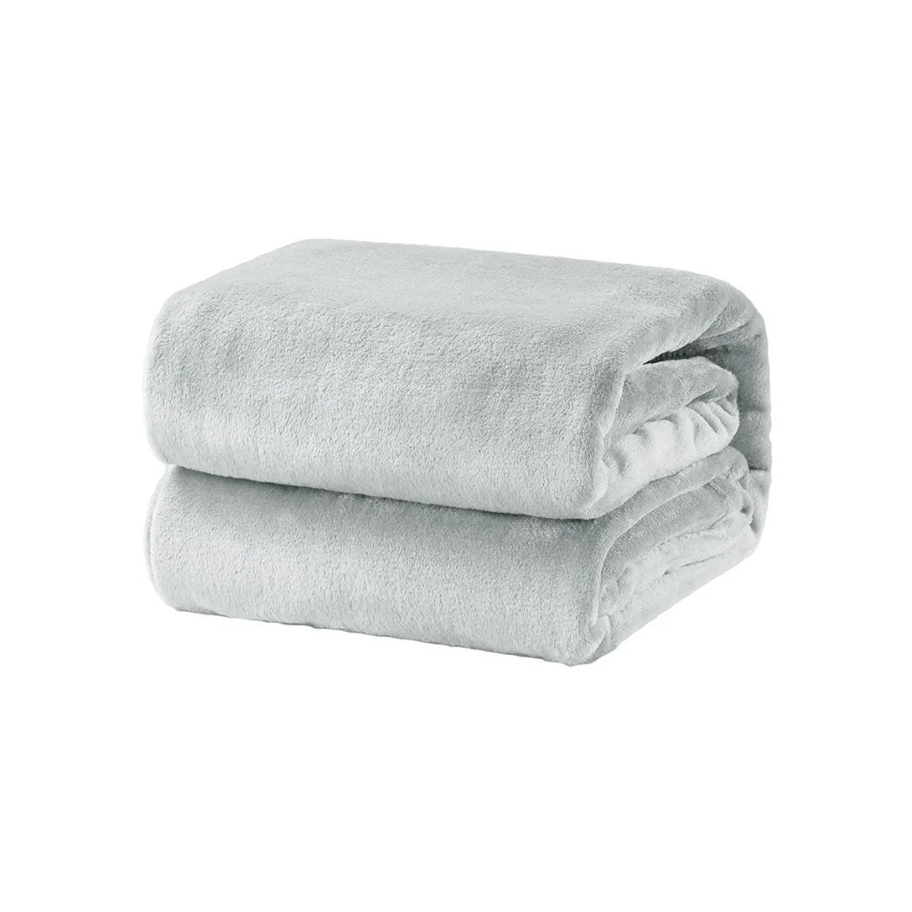 Super Soft Micro Flannel Plush Blanket Single 150 x 220 cm