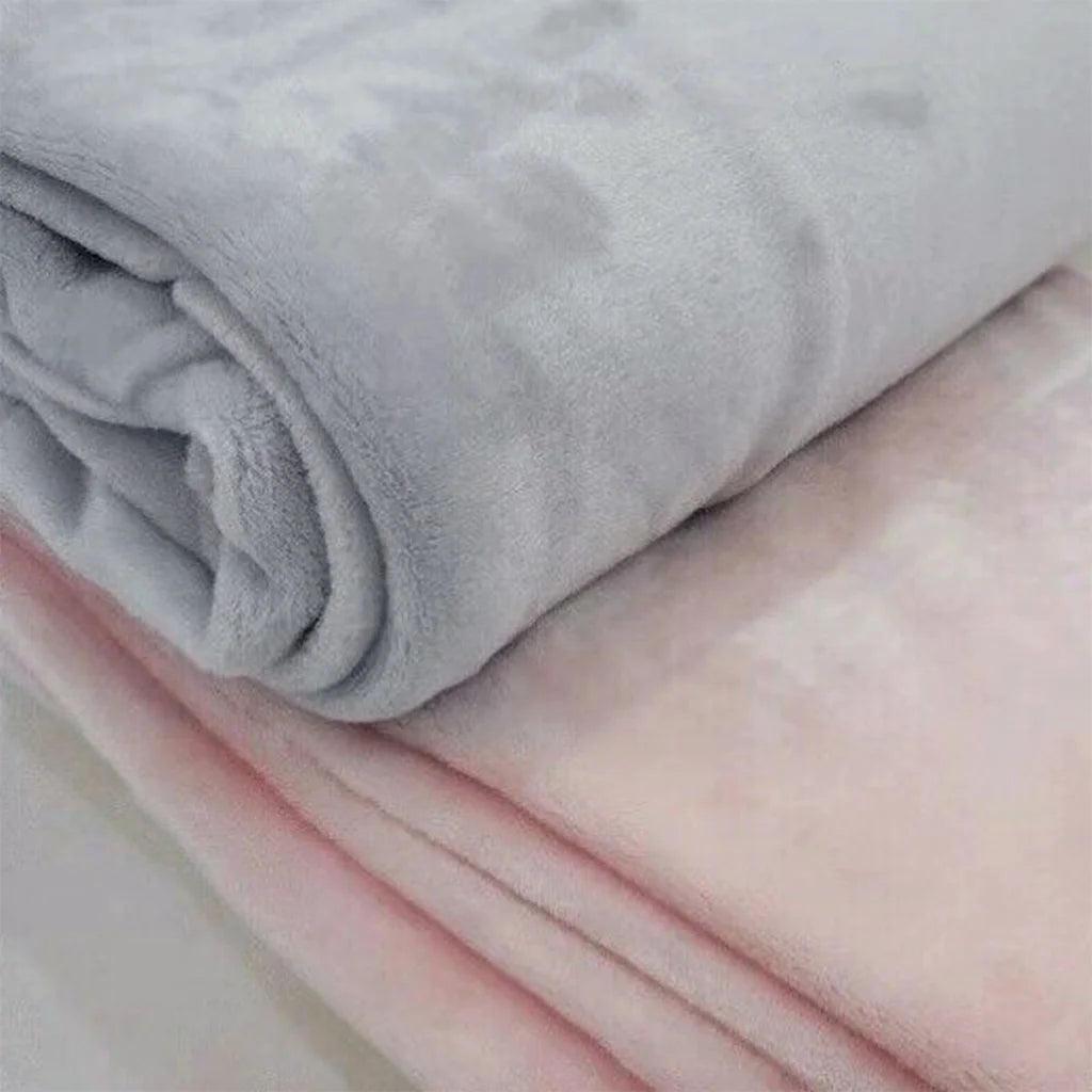 Super Soft Micro Flannel Plush Blanket Single 150 x 220 cm