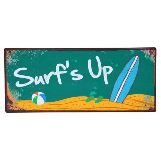 Surfs Up Metal Wall Art 42cm - Home & Garden > Wall Art >