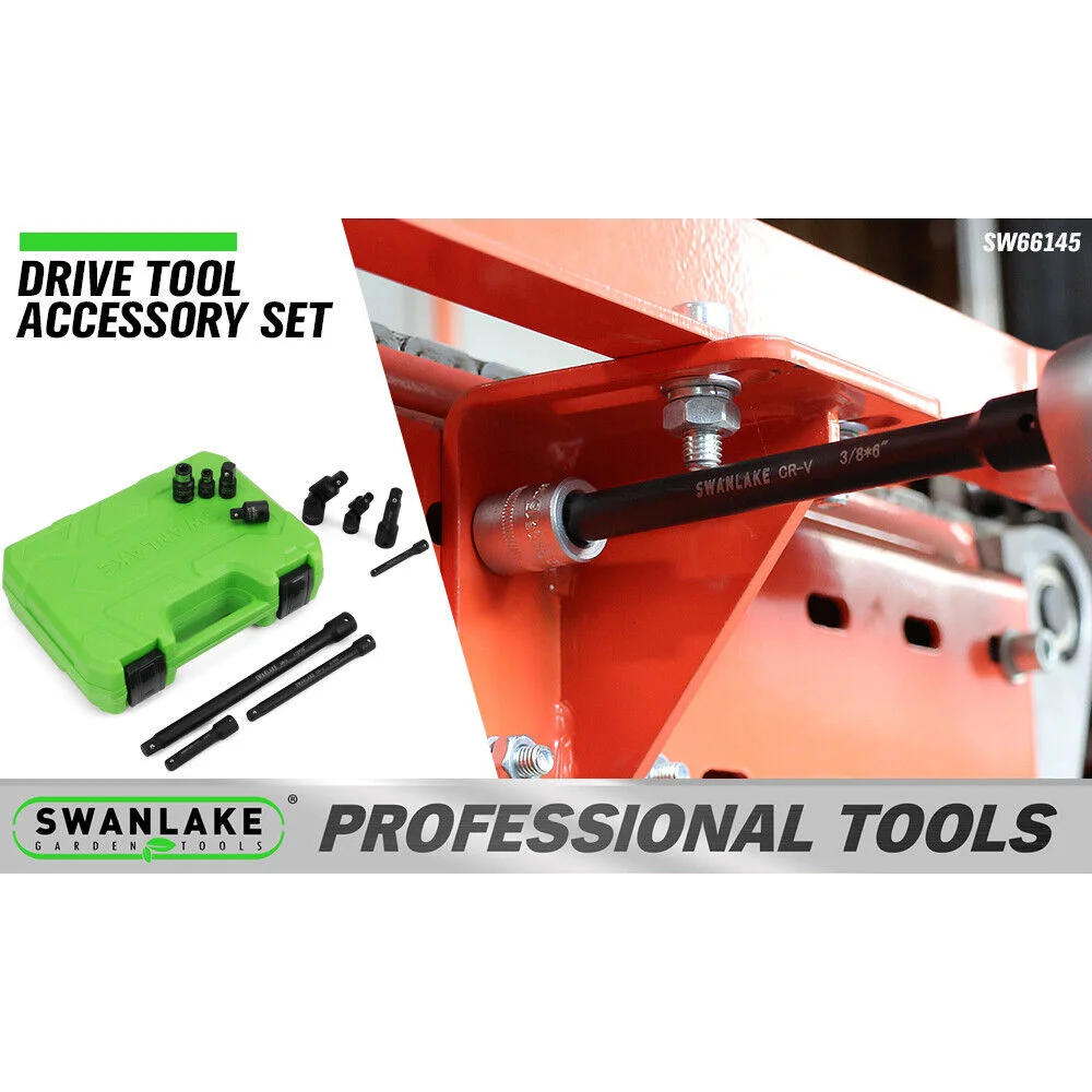 SWANLAKE 18Pcs Drive Tool Accessory Set with Extension Bars