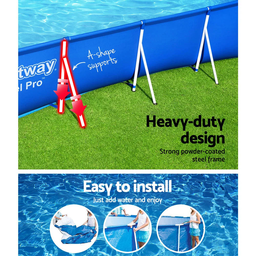 Swimming Pool Above Ground 4M Heavy Duty Steel Pro™ Frame