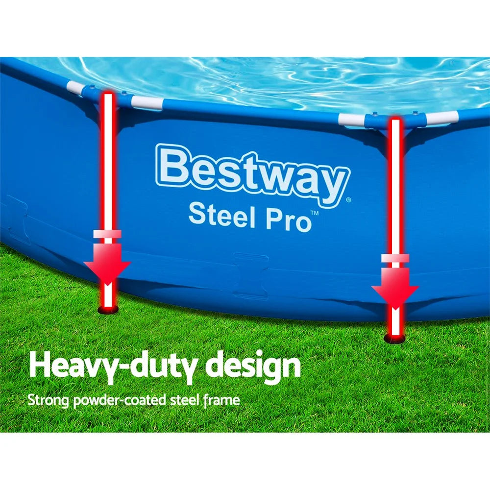 Swimming Pool Above Ground Power Steel Frame with Filter