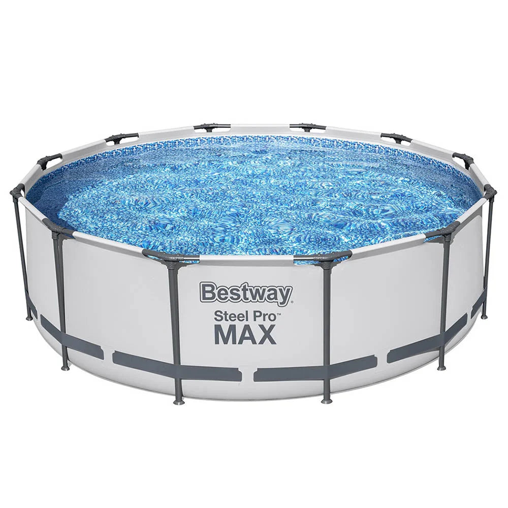 Swimming Pool Above Ground with Filter Pump Steel Pro Frame
