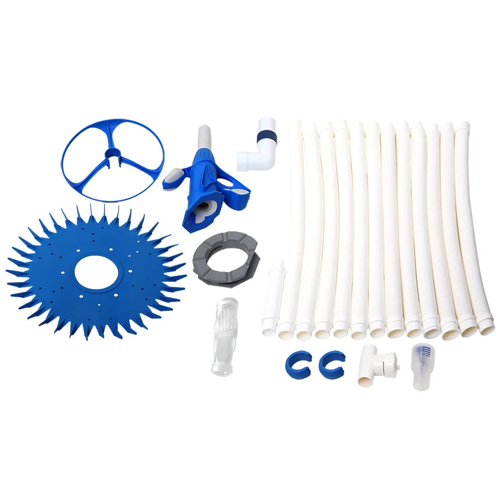Swimming Pool Cleaner Automatic Floor Climb Wall Vacuum with 10M Hose