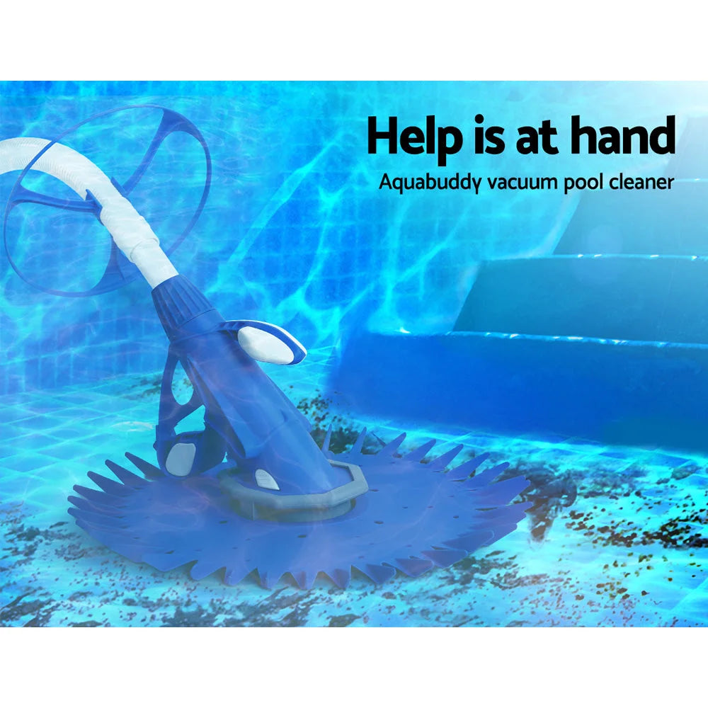 Swimming pool cleaner with colour matched pieces and support fittings