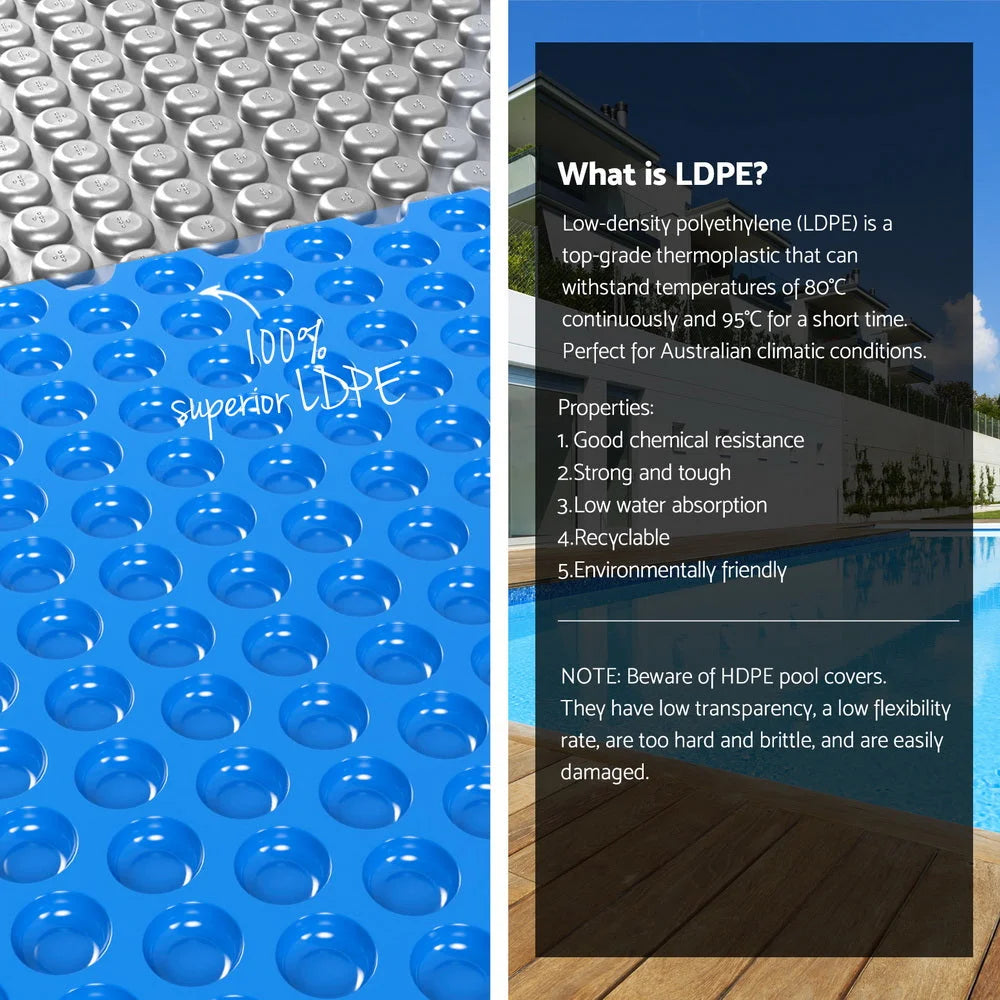 11x6 swimming pool cover with solar blanket surface for pool coverage
