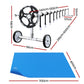 Swimming Pool Cover 600 Micron 7x4m with Roller 5.55m Solar