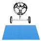 Swimming Pool Cover 600 Micron 7x4m with Roller 5.55m Solar