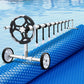 Swimming Pool Cover 600 Micron 7x4m with Roller 5.55m Solar