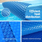 Swimming Pool Cover 600 Micron 7x4m with Roller 5.55m Solar