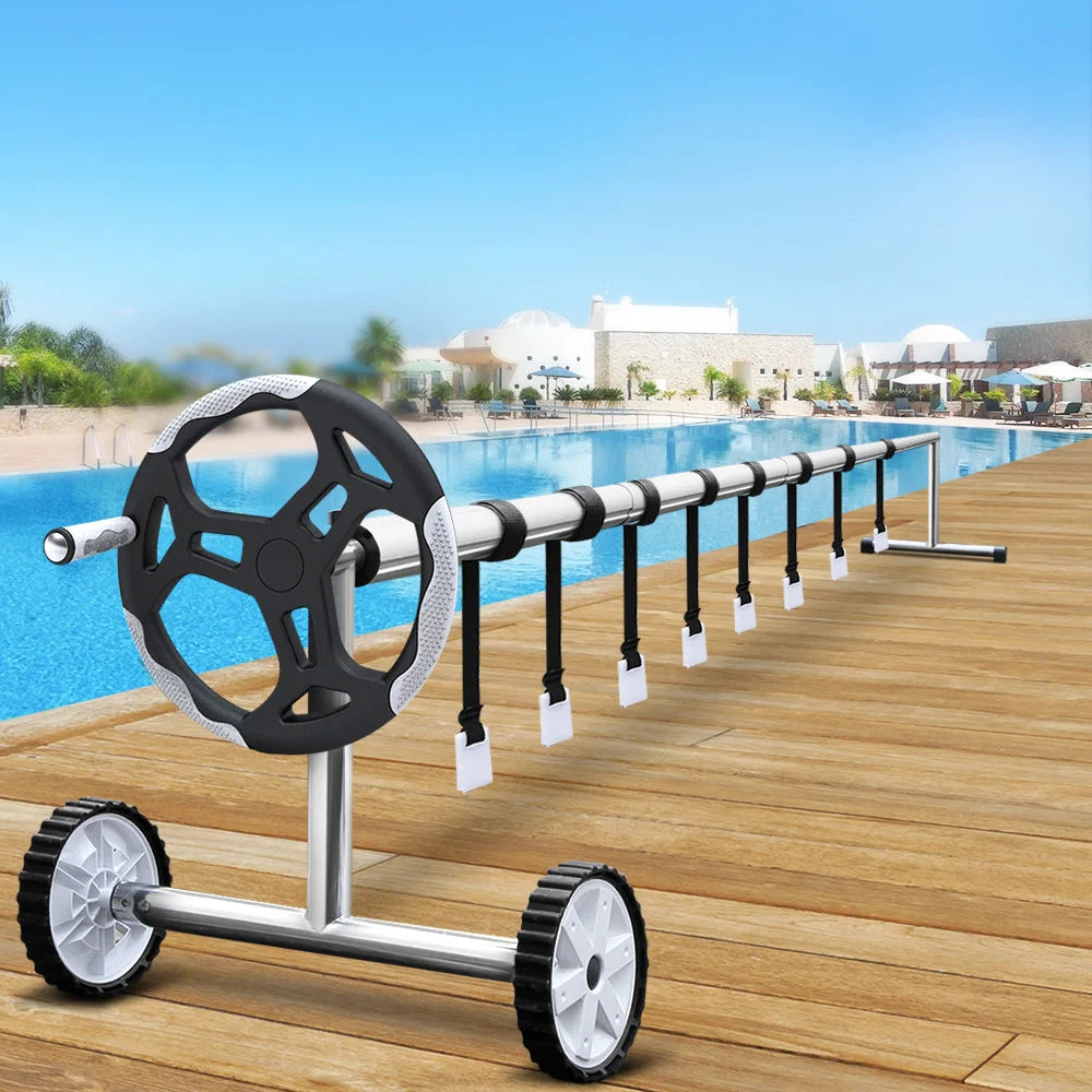 Swimming Pool Cover Roller Reel Adjustable Solar Thermal